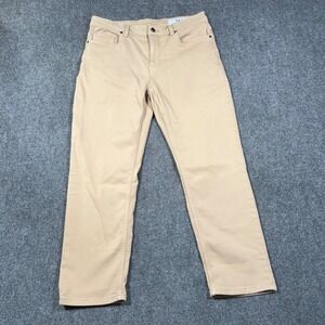 tpj Slim Thick Pants Mens 33x28 Stretch Cotton DenKhaki Tan‎ J09V5DNK28-33